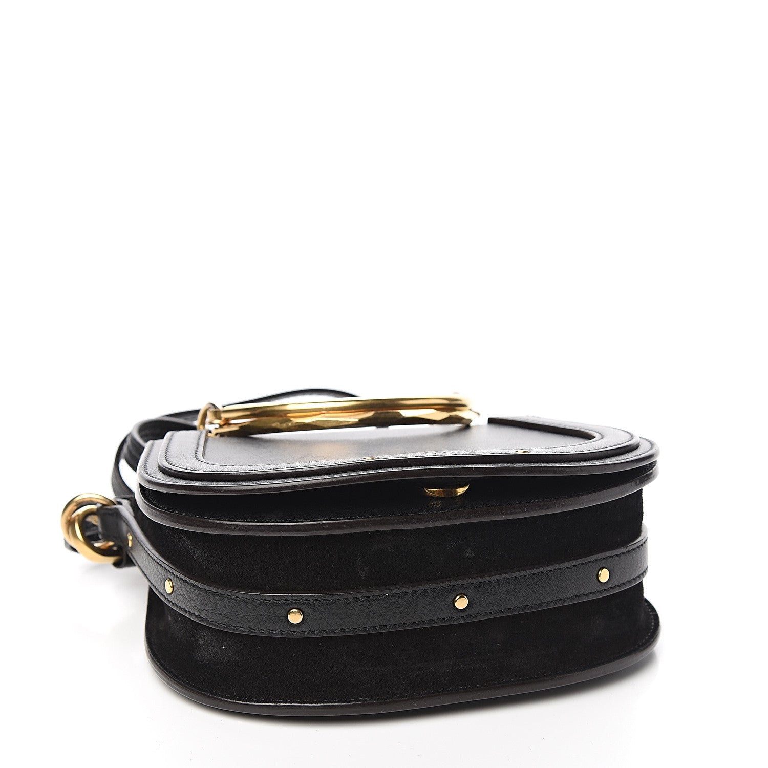 Chloe Calfskin Small Nile Bracelet Bag Black 3 of 9