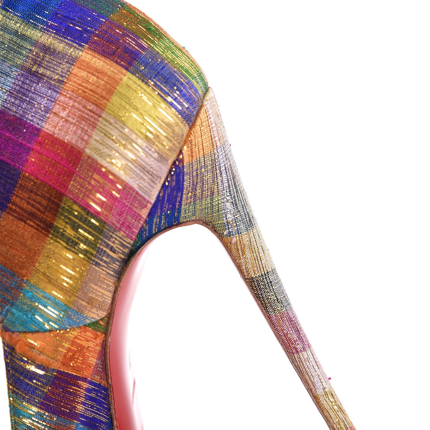 Christian Louboutin Canvas Disco Square So Kate 120 Pumps 38 Multicolor 10 of 12