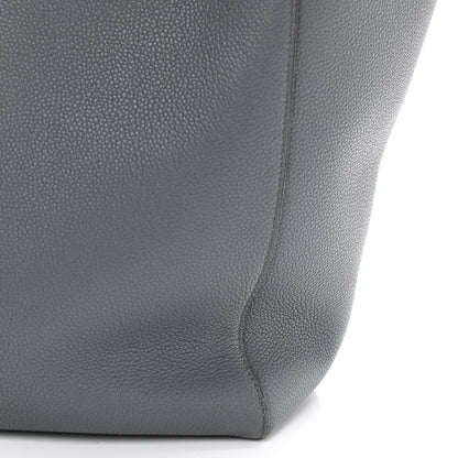 Celine Soft Grained Calfskin Small Belt Cabas Phantom Grey 12 of 12