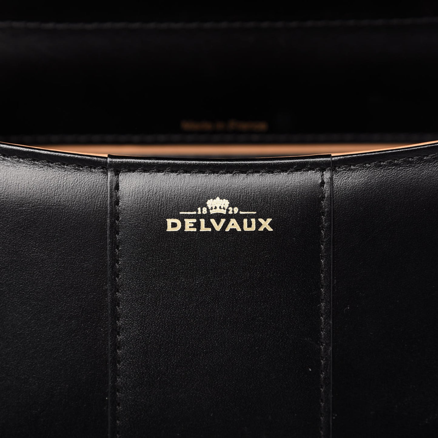 Box Calfskin Mini Brillant Satchel Black
