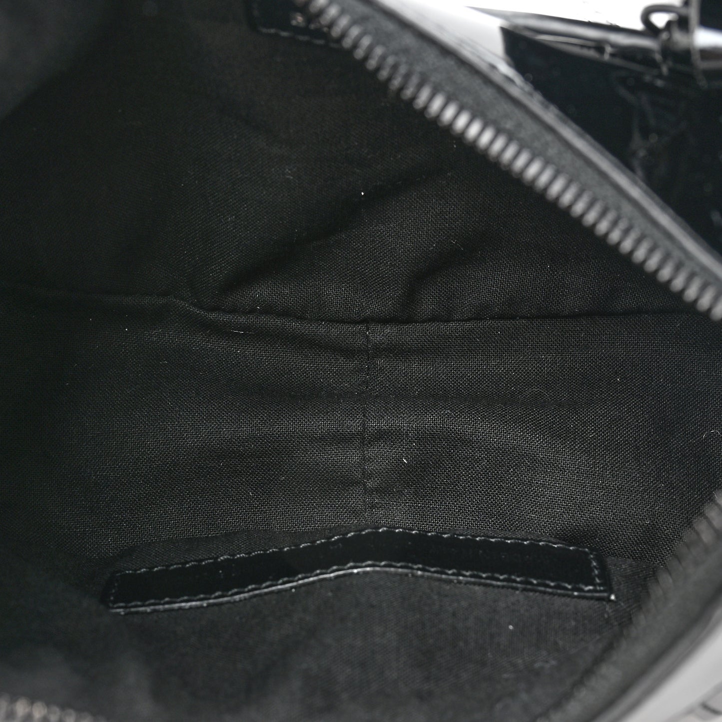 Patent Faux Leather Le Cagole Shoulder Bag XS Black
