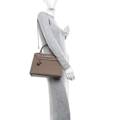 Hermes Epsom Kelly Sellier 28 Etoupe 2 of 11