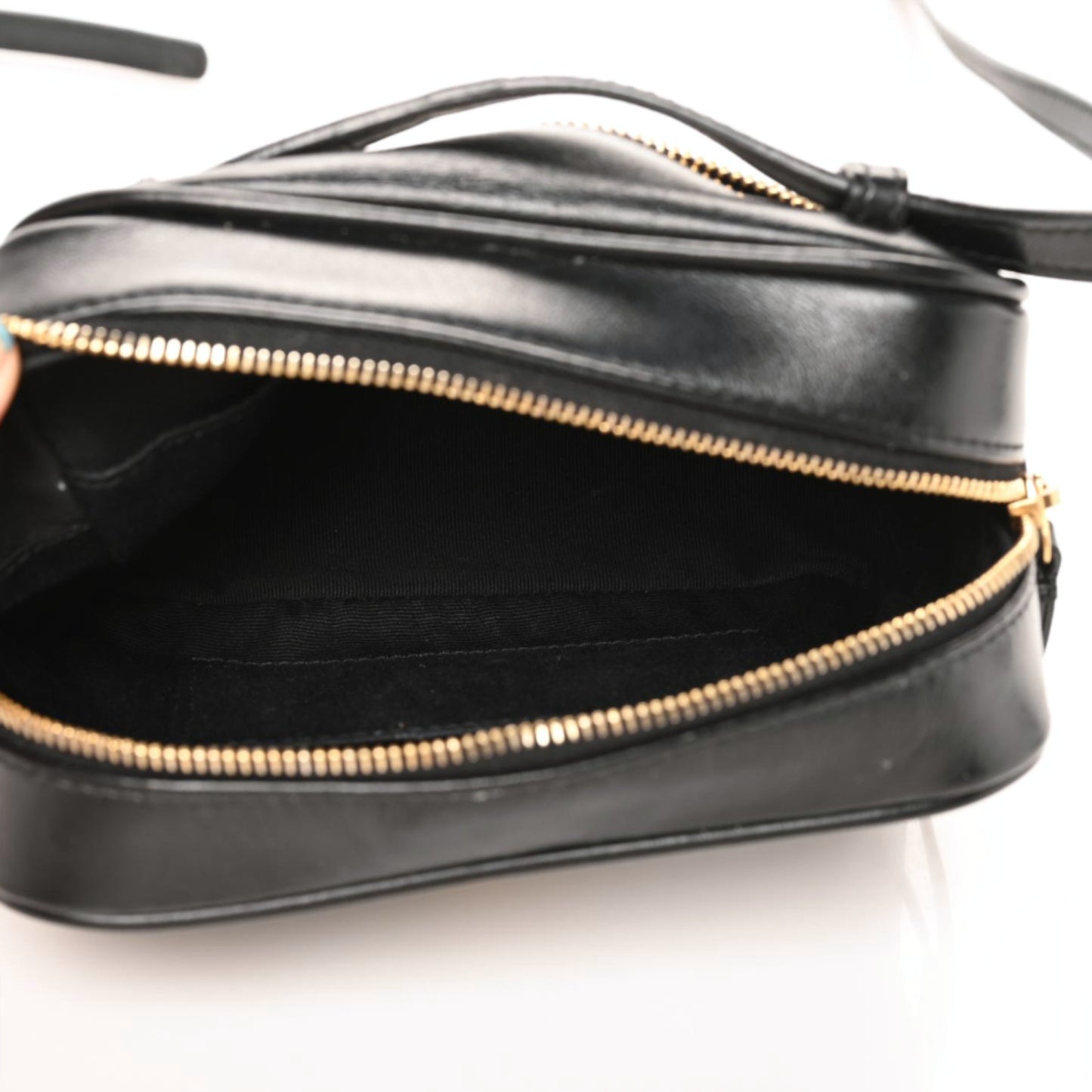 Calfskin Matelasse Monogram Lou Belt Bag Black