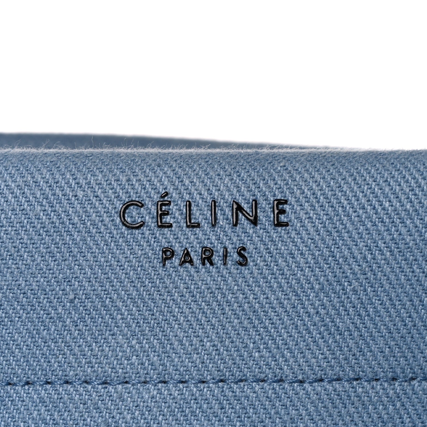 Celine Cotton Canvas Medium Phantom Luggage Blue 7 of 15
