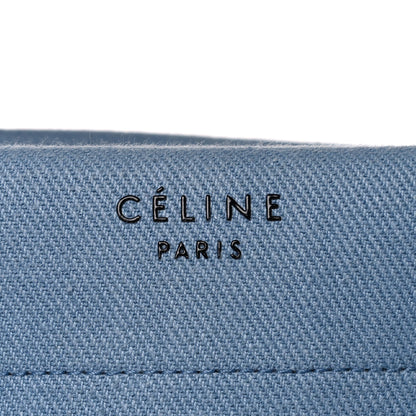Celine Cotton Canvas Medium Phantom Luggage Blue 7 of 15