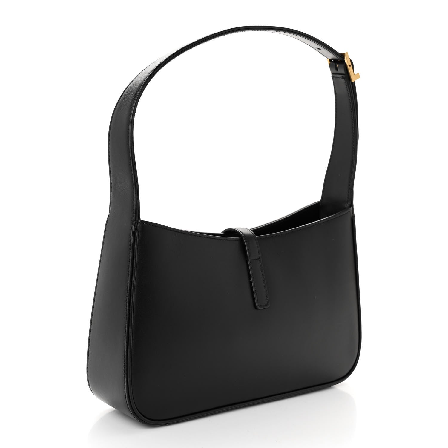 Saint Laurent Smooth Calfskin Le 5 A 7 Hobo Black 3 of 9