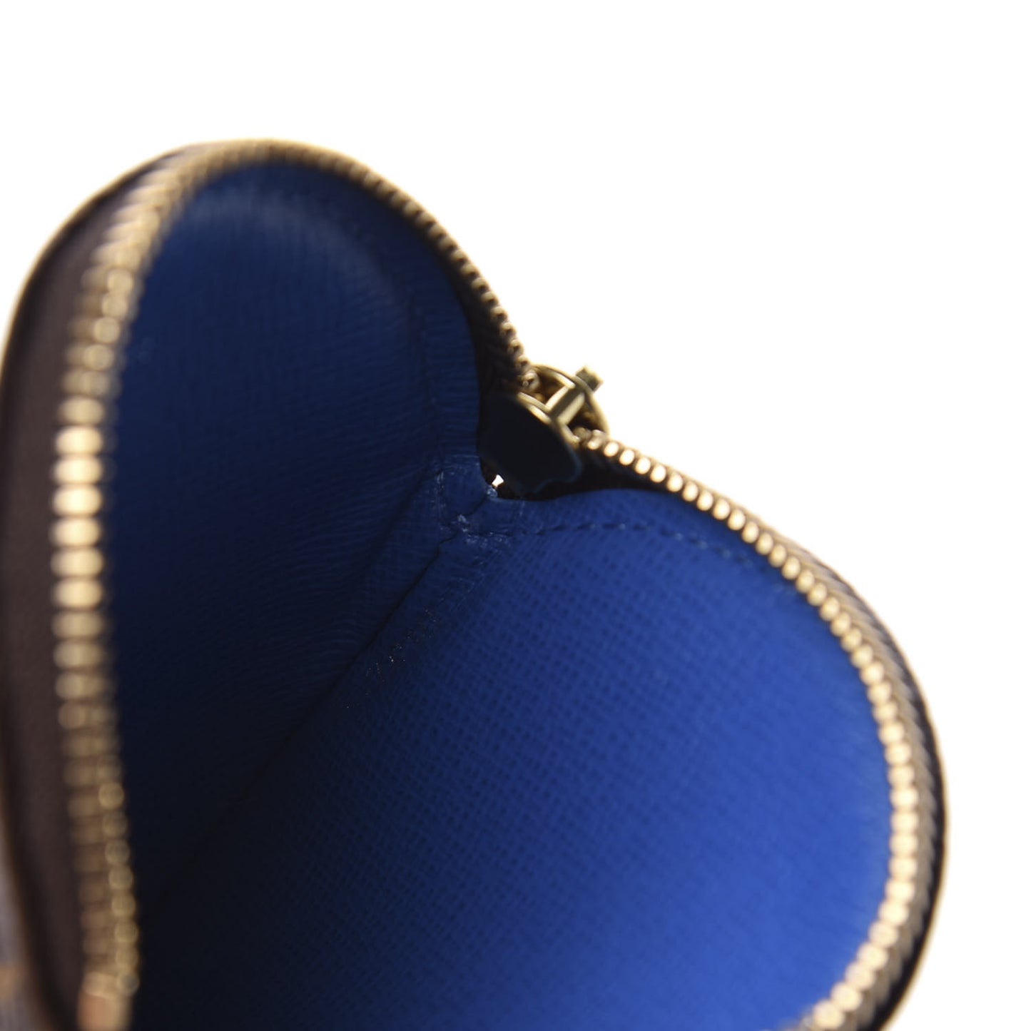 Monogram 2019 Christmas Animation Round Coin Purse Blue