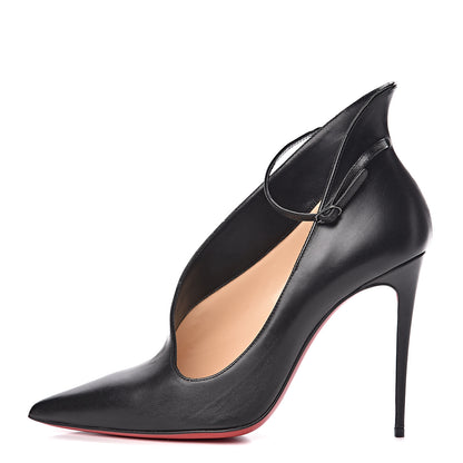 Christian Louboutin Shiny Calfskin Vampydoly 100 Pumps 37.5 Black 1 of 11