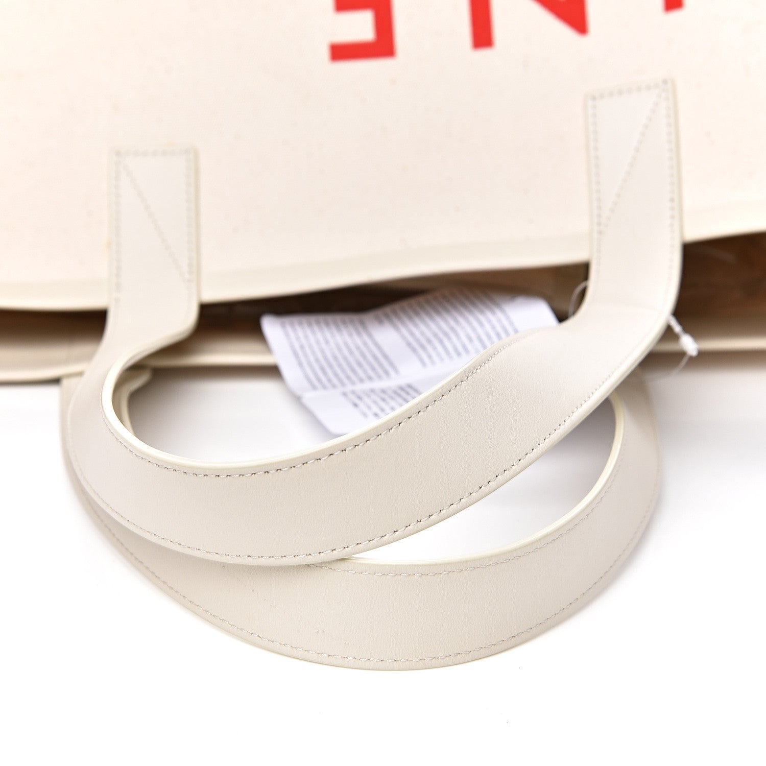 Celine Textile Medium Made In Tote Natural Red 7 of 13