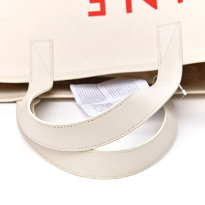 Celine Textile Medium Made In Tote Natural Red 7 of 13