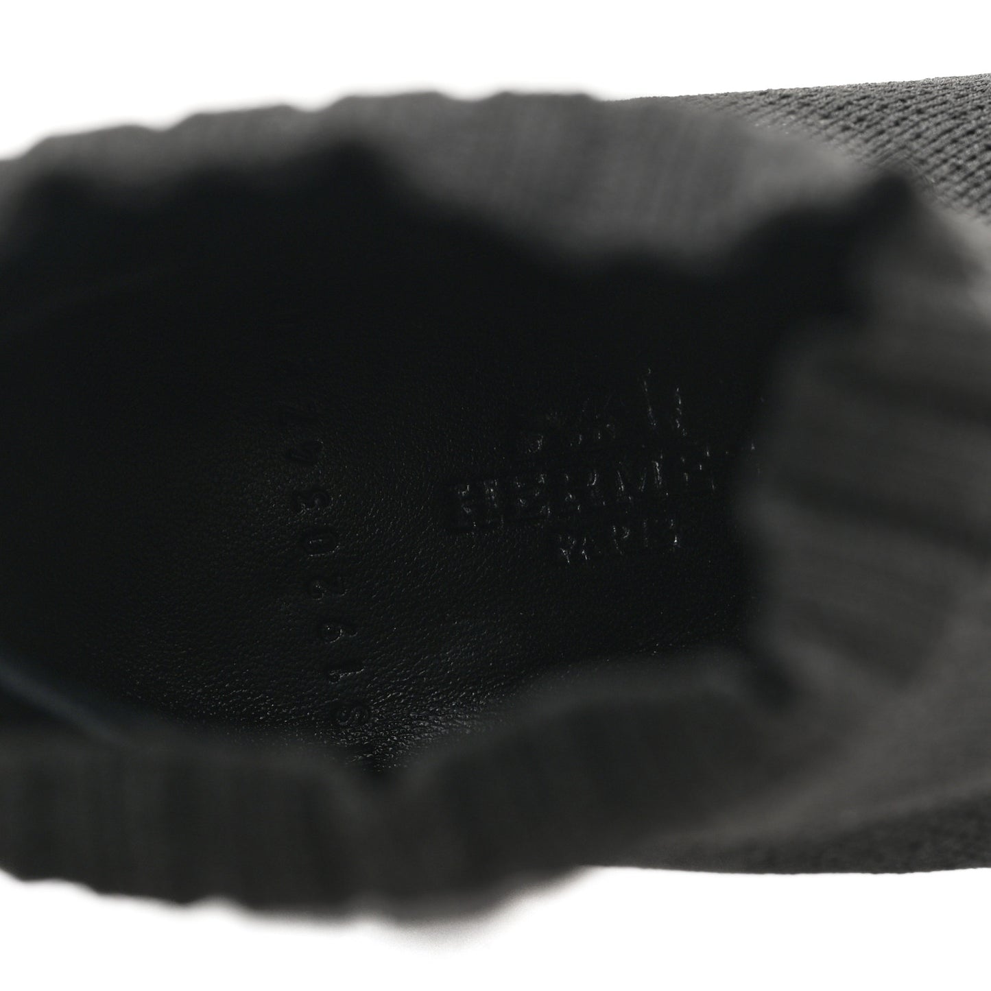 Knit Calfskin Jenna 60 Ankle Boots 38.5 Black