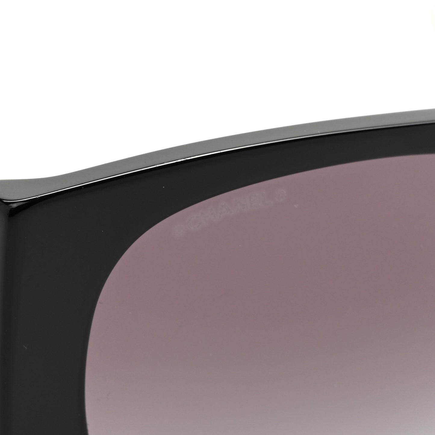 Acetate Quilted CC Pilot Sunglasses 71465 White Black