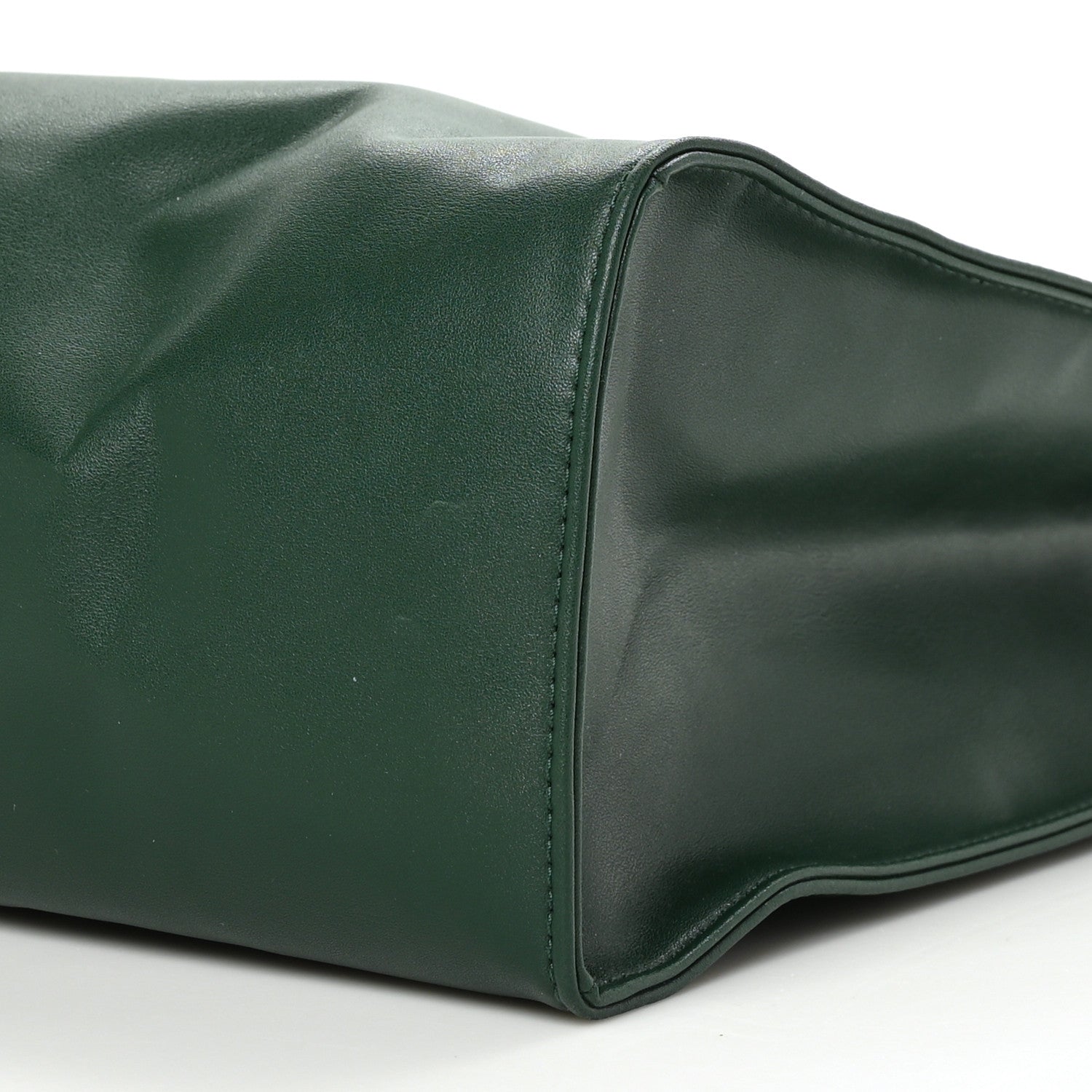 Telfar Vegan Leather Medium Shopping Bag Dark Olive 7 of 10
