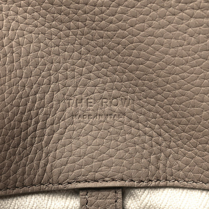 The Row Matte Grained Calfskin Soft Margaux 12 Dark Taupe 6 of 9