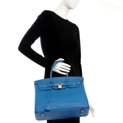 Hermes Epsom Birkin 35 Mykonos 2 of 25