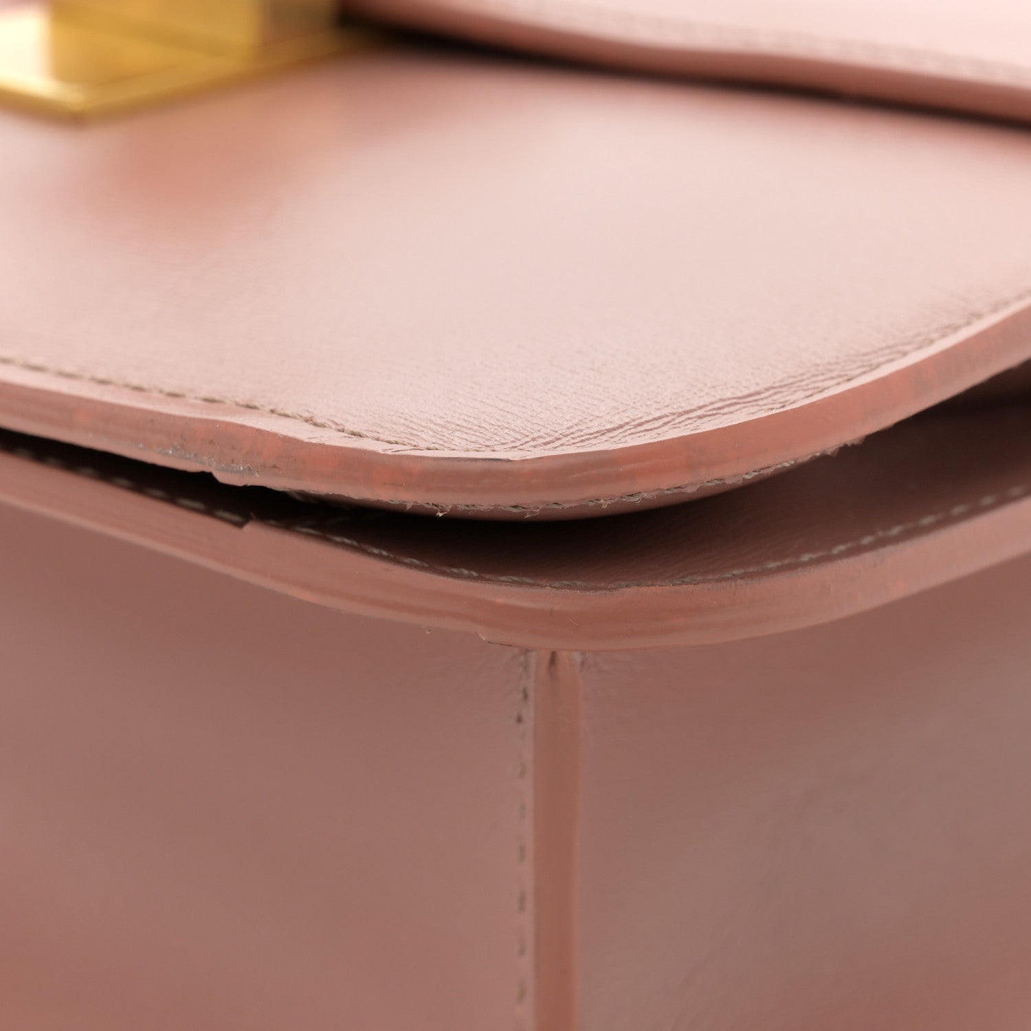 Celine Box Calfskin Teen Classic Box Flap Bag Antique Rose 12 of 14