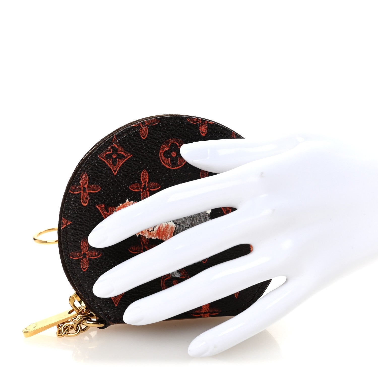 Louis Vuitton Calfskin Catogram Micro Boite Chapeau Marron 2 of 6