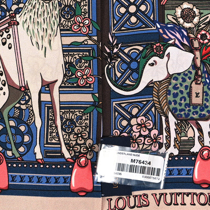Louis Vuitton Silk Monogram LV Wonderland Bandeau Nude 3 of 4