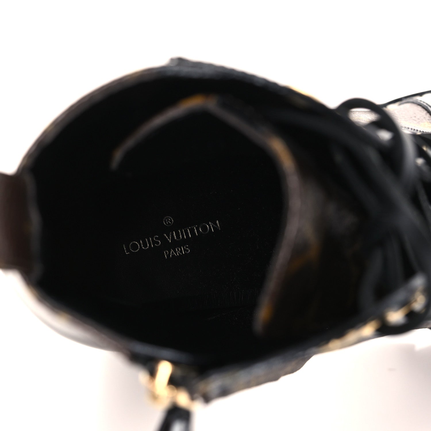 Louis Vuitton Patent Calfskin Monogram Star Trail Ankle Boots 37.5 Black 8 of 8