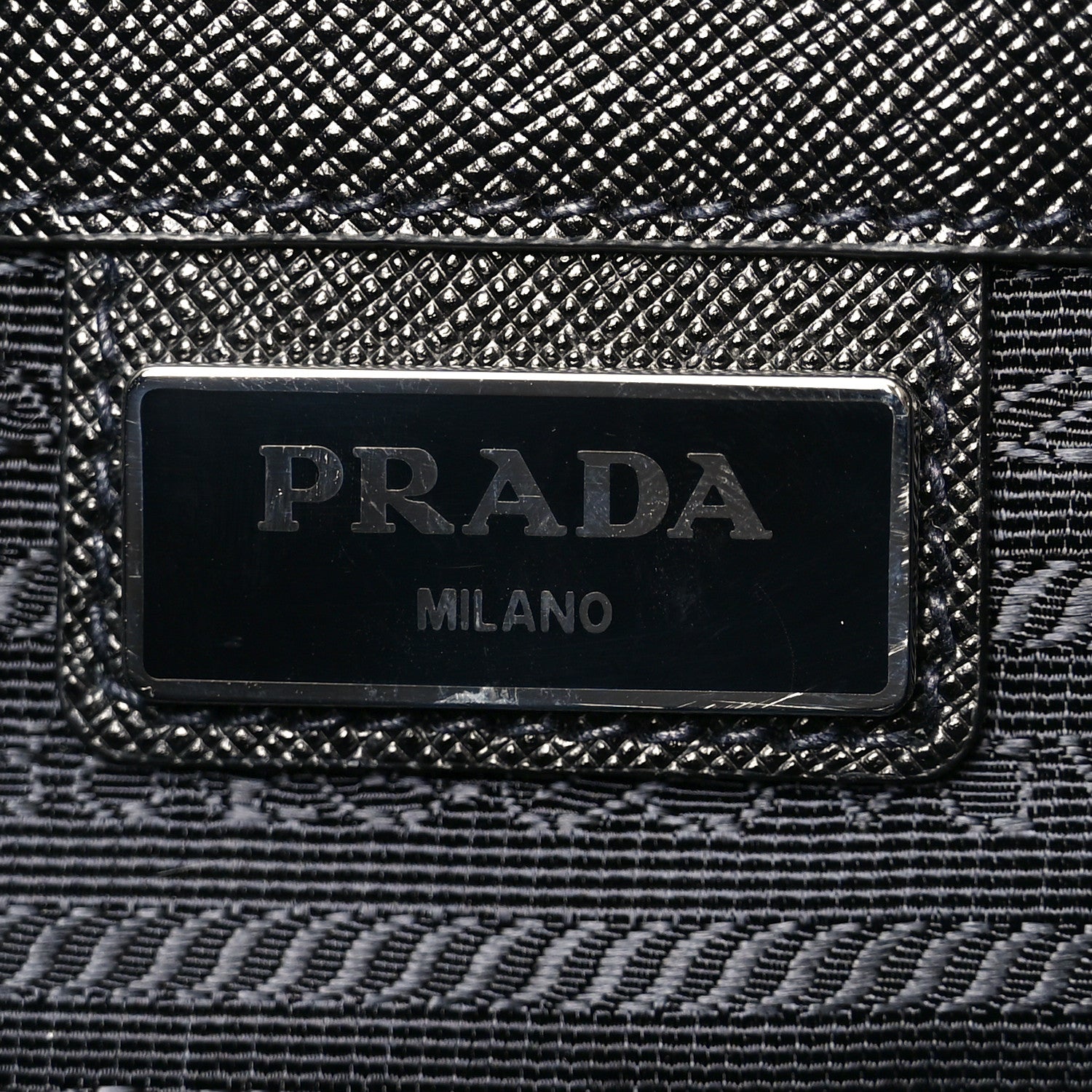 Prada Saffiano Travel Extra Large Galleria Double Zip Tote Black 6 of 9