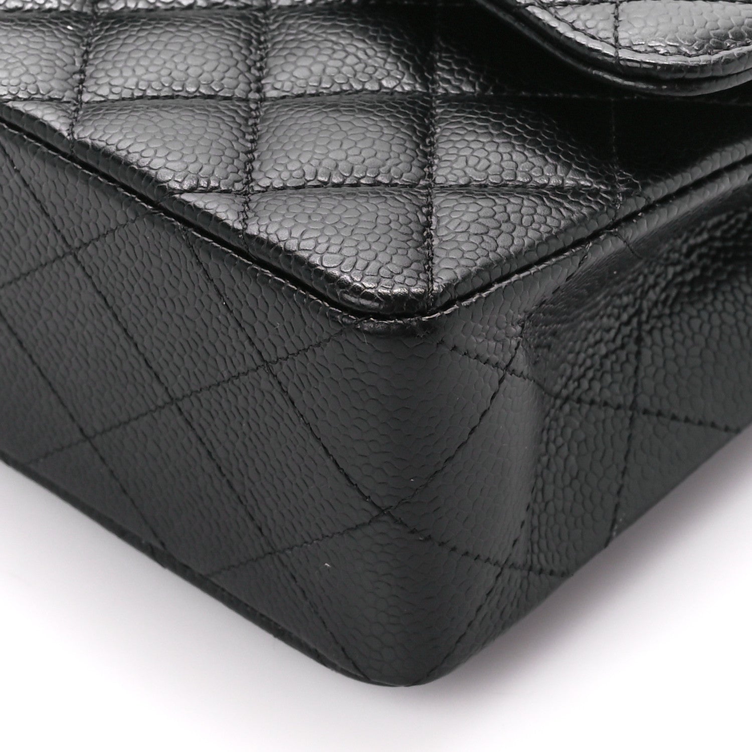 Chanel Caviar Quilted Small Double Flap Black 11 of 13