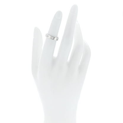 Cartier 18K White Gold 8 Diamond 4mm LOVE Wedding Band Ring 48 4.5 2 of 5