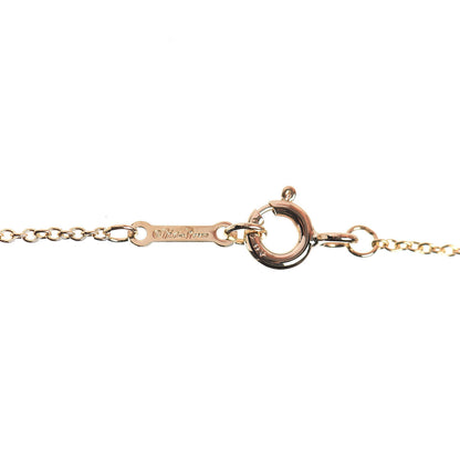 Tiffany 18K Yellow Gold Paloma Picasso Loving Heart Interlocking Pendant Necklace 5 of 6