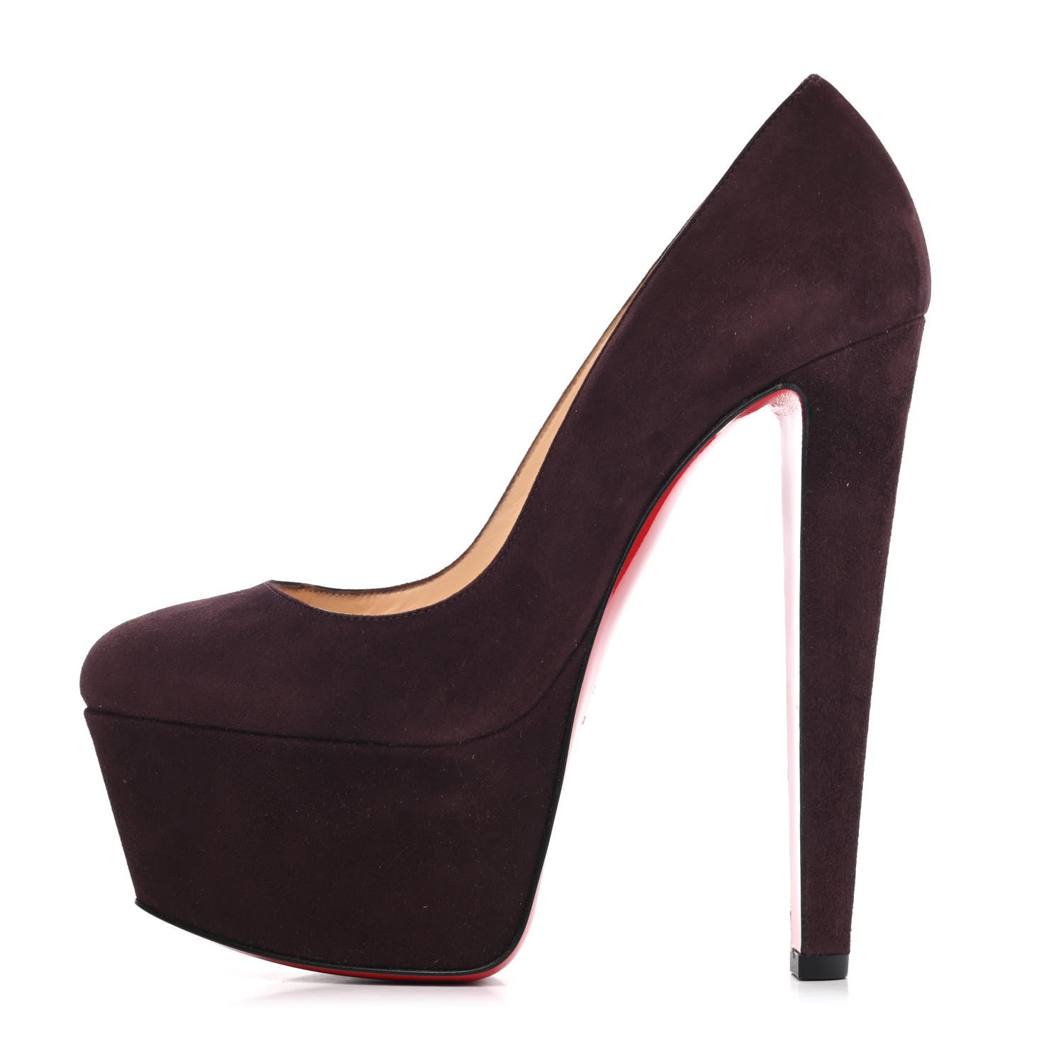 Christian Louboutin Suede Alta Vicky 160 Pumps 37.5 Cramoisi 1 of 4