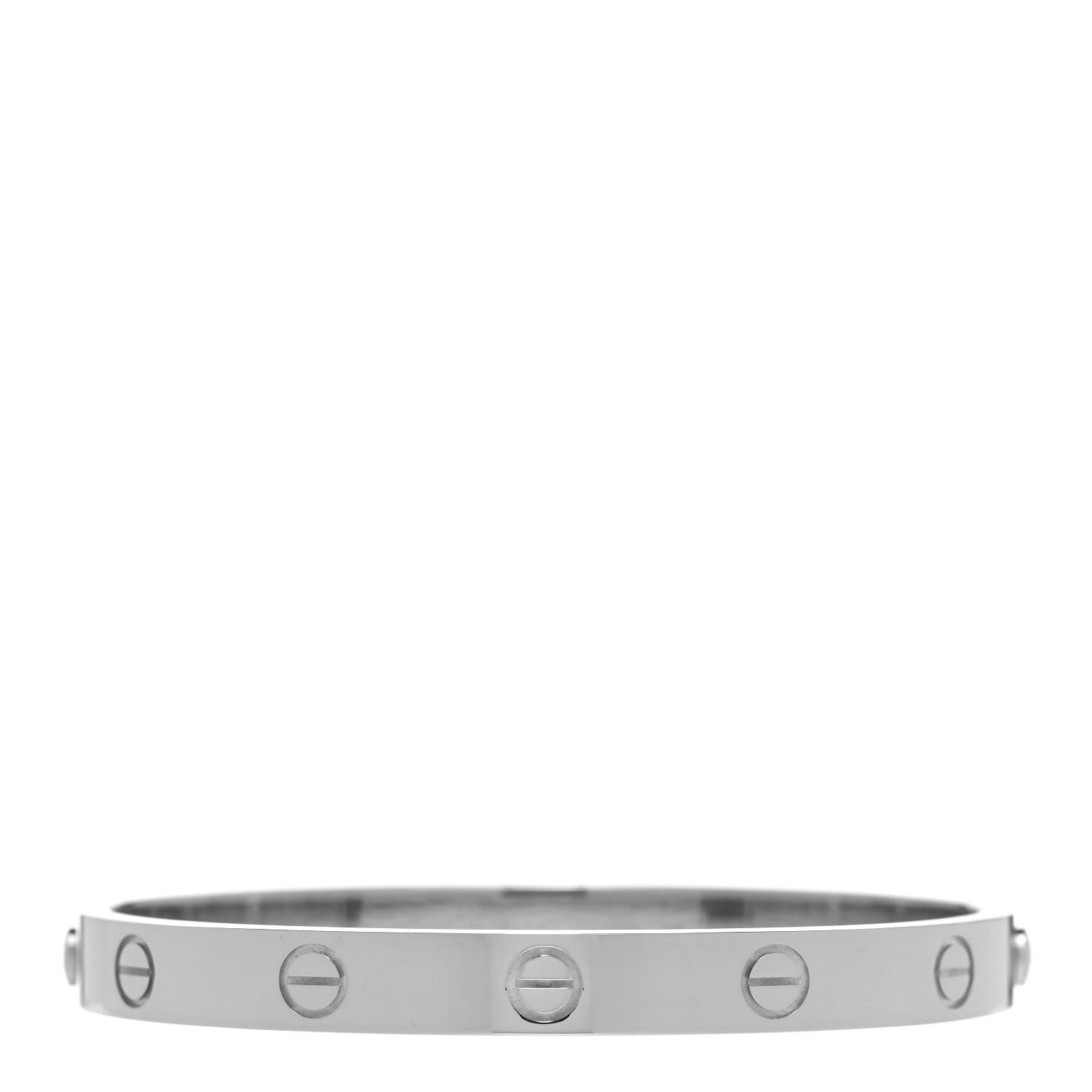 Cartier 18K White Gold LOVE Bracelet 16 3 of 4