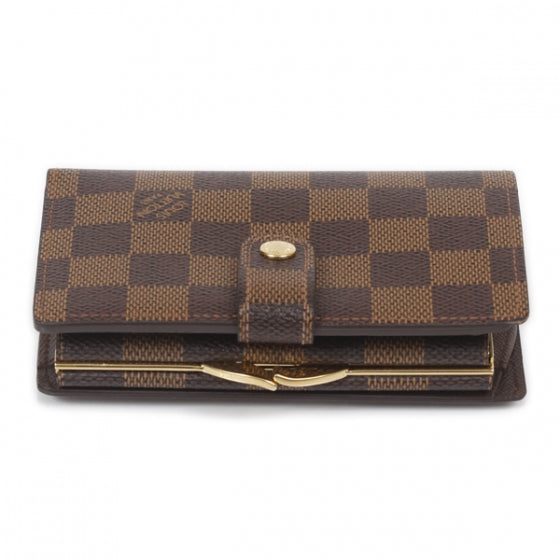Damier Ebene French Purse Wallet