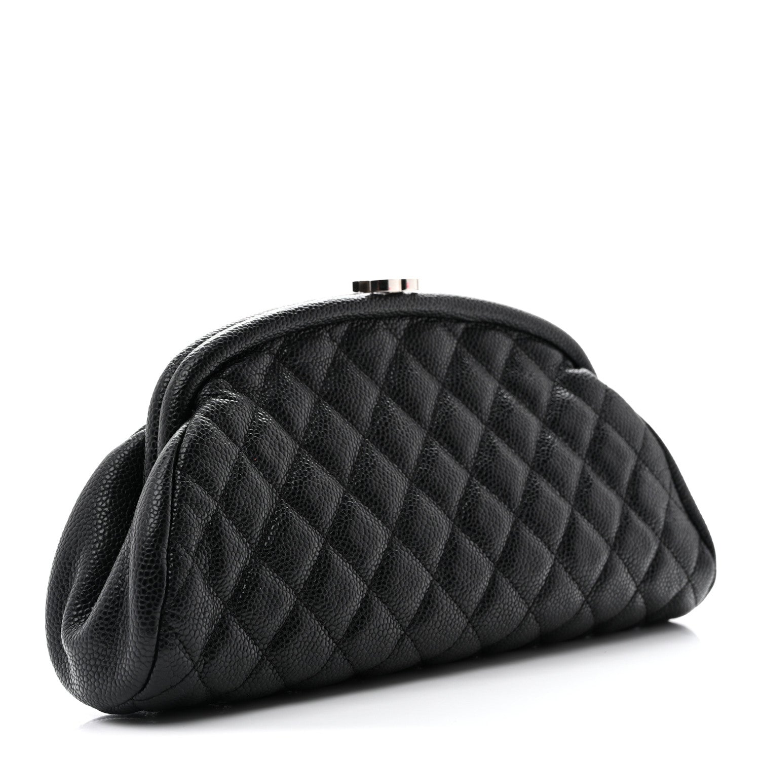 Chanel Caviar Quilted Timeless Clutch Black 3 of 7