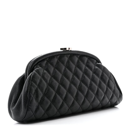 Chanel Caviar Quilted Timeless Clutch Black 3 of 7