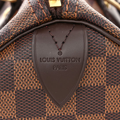 Louis Vuitton Damier Ebene Speedy 25 6 of 9
