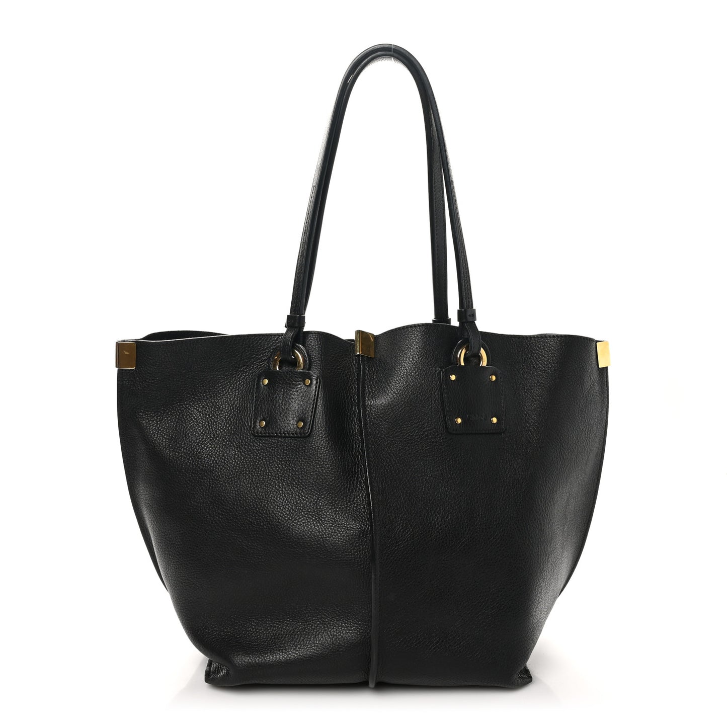 Smooth Calfskin Medium Vick Tote Black