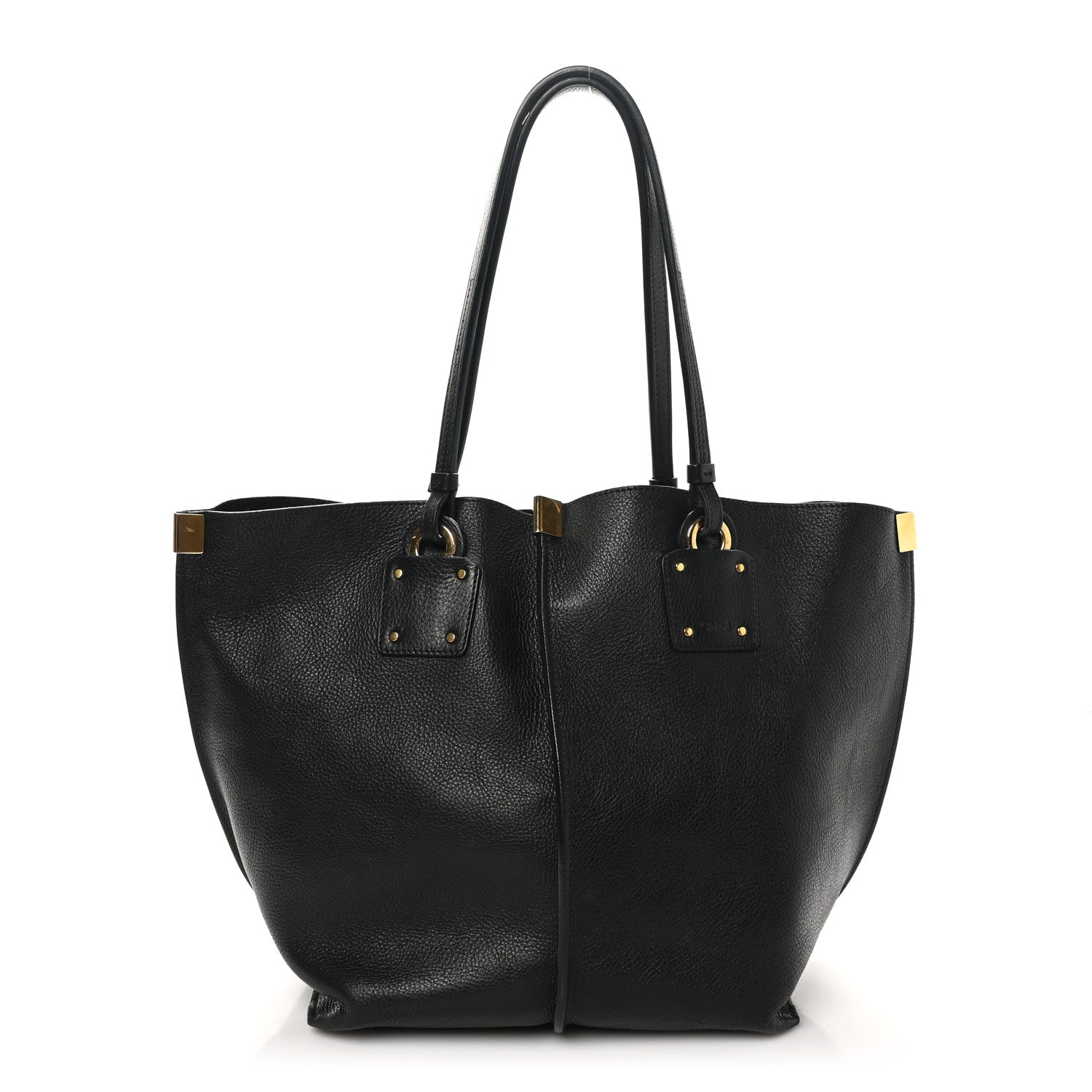 Chloe Smooth Calfskin Medium Vick Tote Black 1 of 11