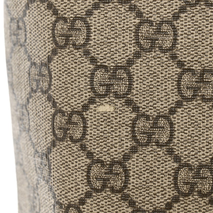 Gucci GG Supreme Monogram Textured Calfskin Web Medium Ophidia Shopping Tote Beige Ebony New Acero 14 of 14