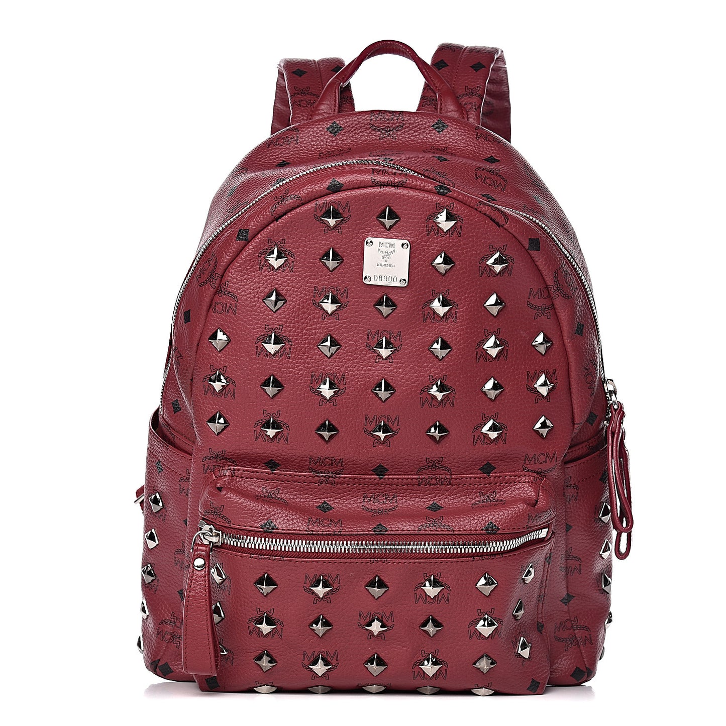 Visetos Studded Medium Stark Backpack Scooter Red