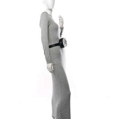 Gucci Calfskin Matelasse GG Marmont Belt Bag 85 34 Black 2 of 12