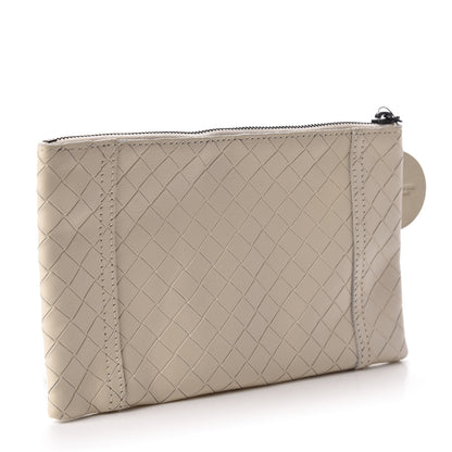 Bottega Veneta Calfskin Intrecciomirage Butterfly Cosmetic Pouch Colonial 3 of 9