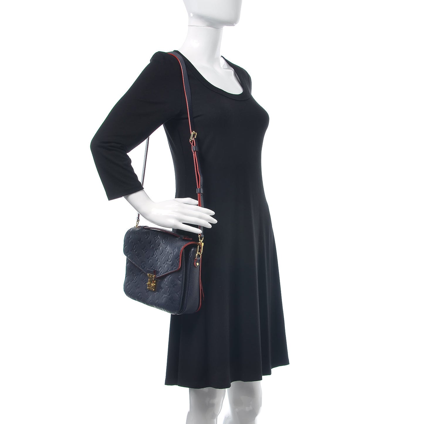Empreinte Pochette Metis Marine Rouge