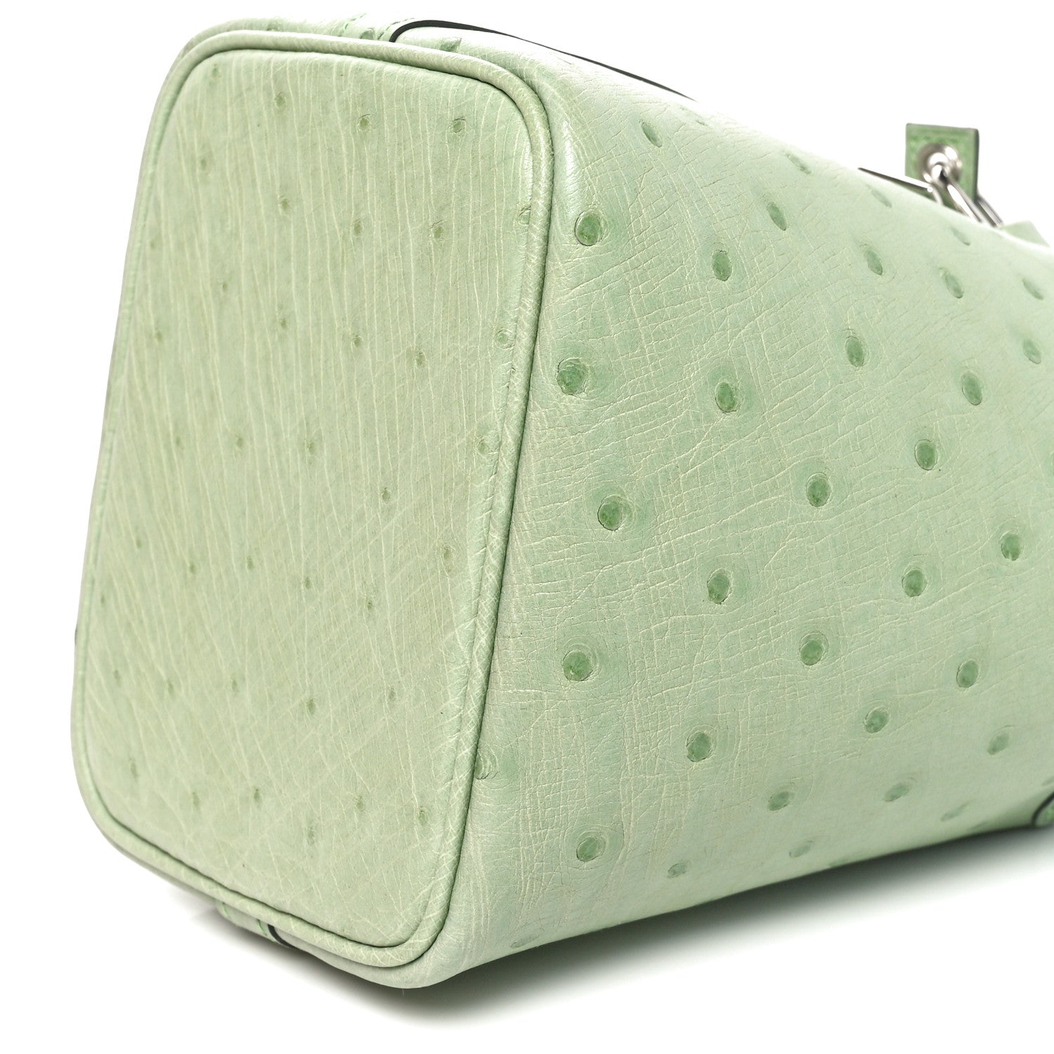 Hermes Ostrich Micro Picotin Lock Vert Criquet 9 of 10