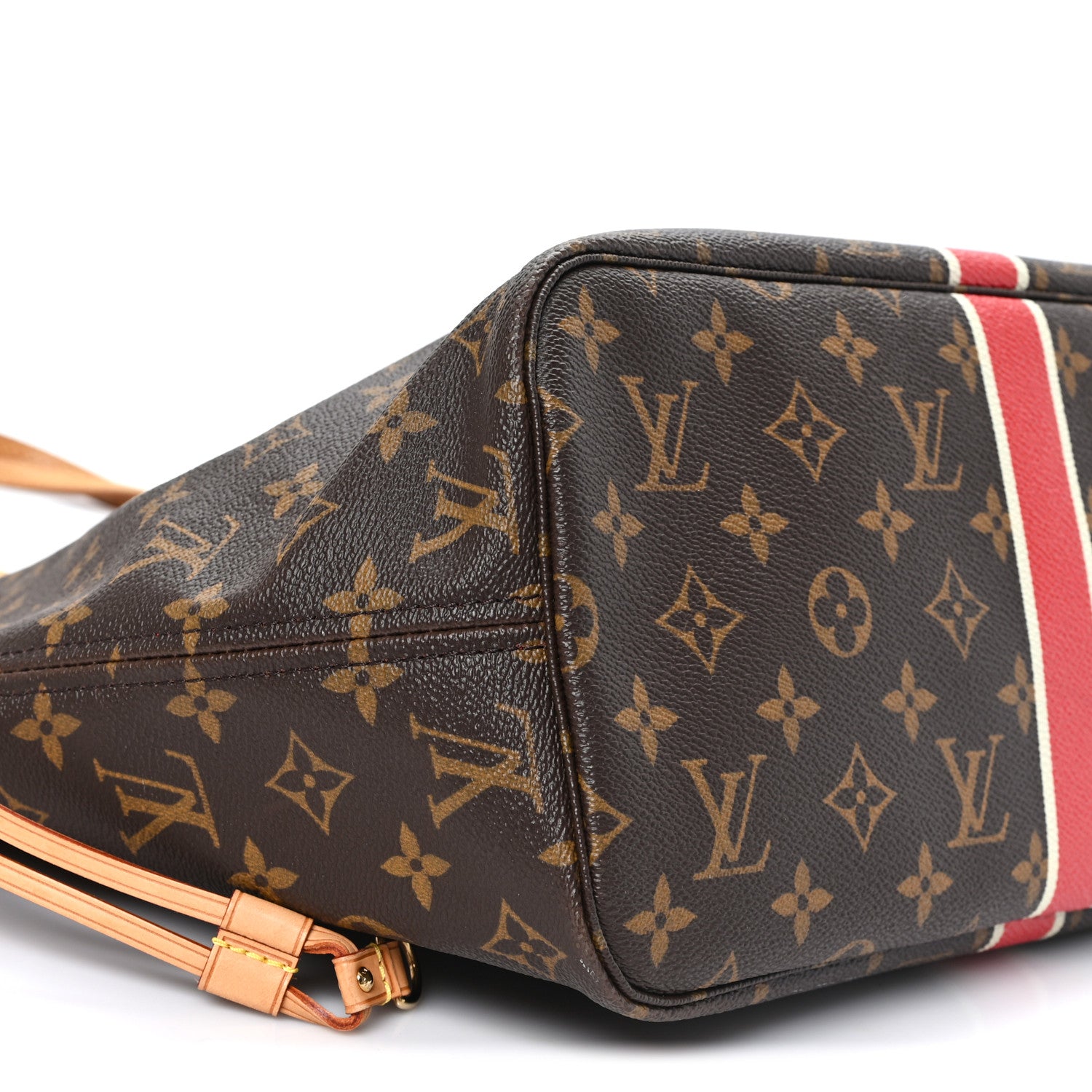 Louis Vuitton Monogram My LV Heritage Neverfull MM Fuchsia White 9 of 10