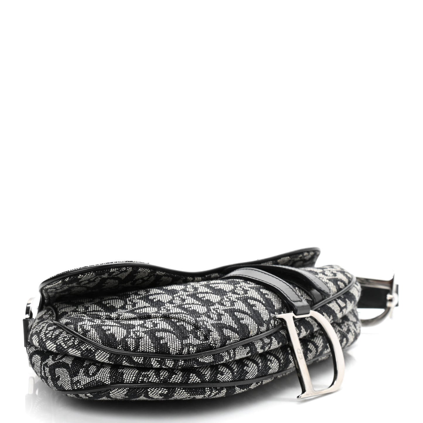 Monogram Saddle Bag Black