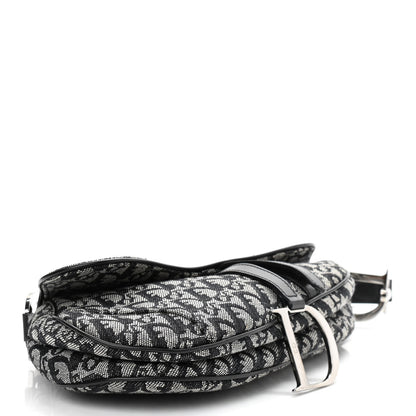 Christian Dior Monogram Saddle Bag Black 4 of 10
