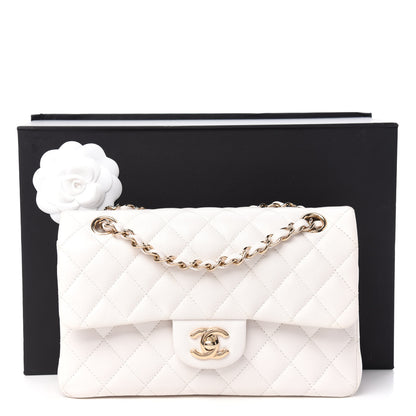 Chanel Caviar Quilted Small Double Flap White 12 of 12