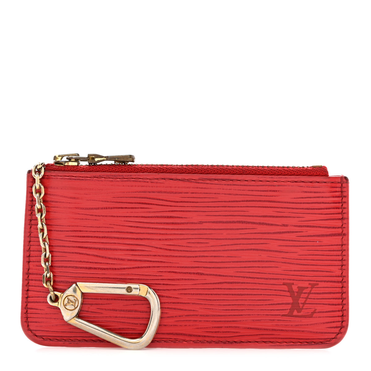 Louis Vuitton Epi Key Pouch Castillan Red 1825647 – FASHIONPHILE display picture 1