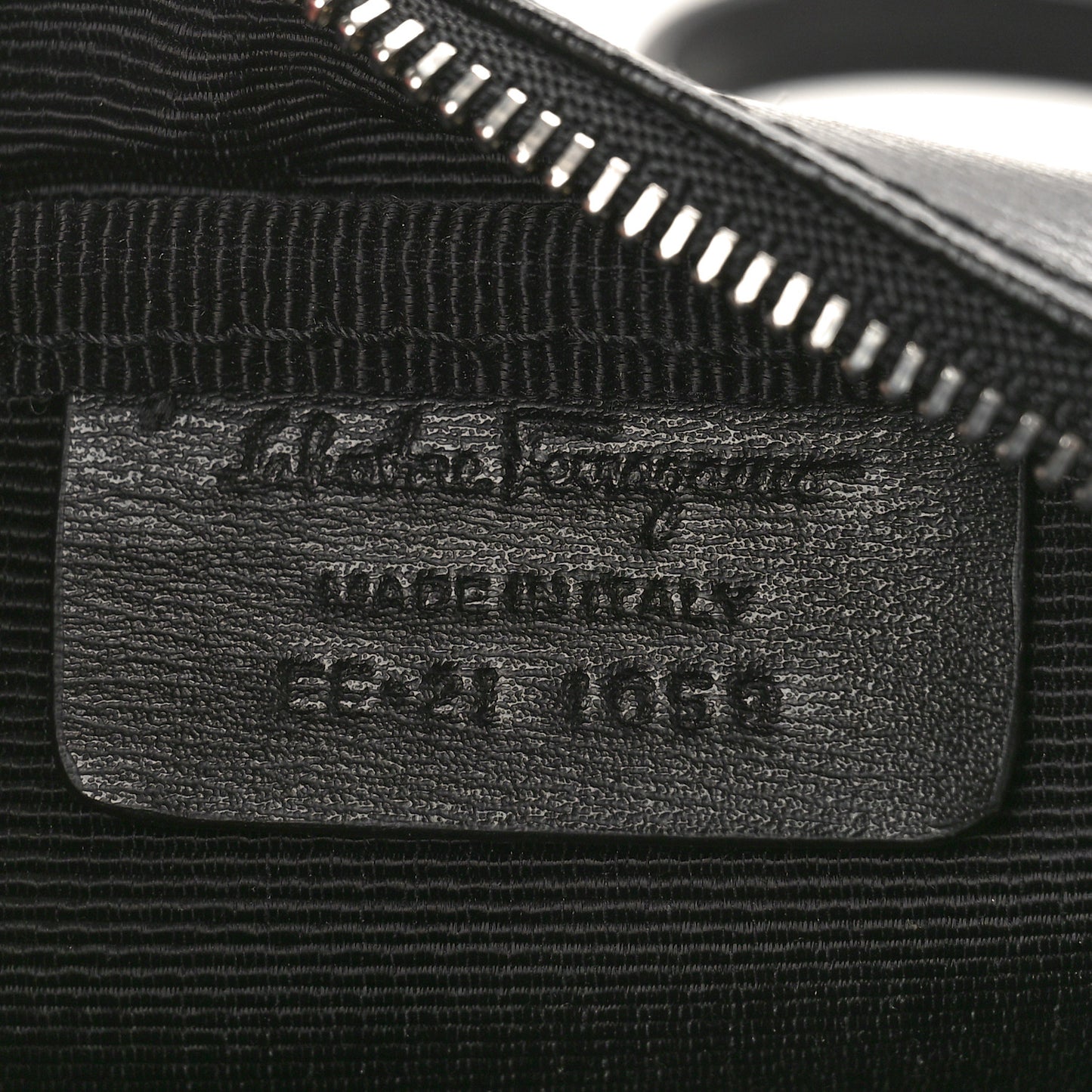 Calfskin Gancini Camera Crossbody Bag Black