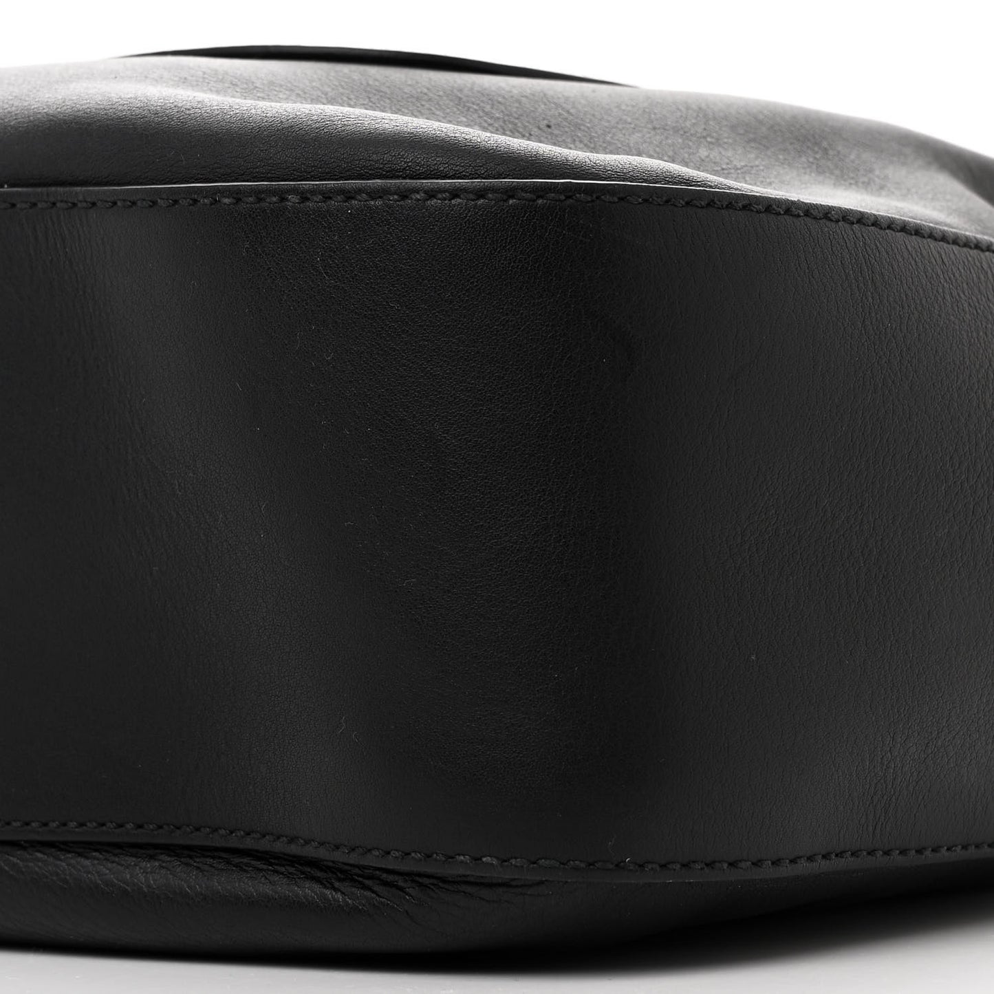 Vitello Corsica Pocket Hobo Bag Black