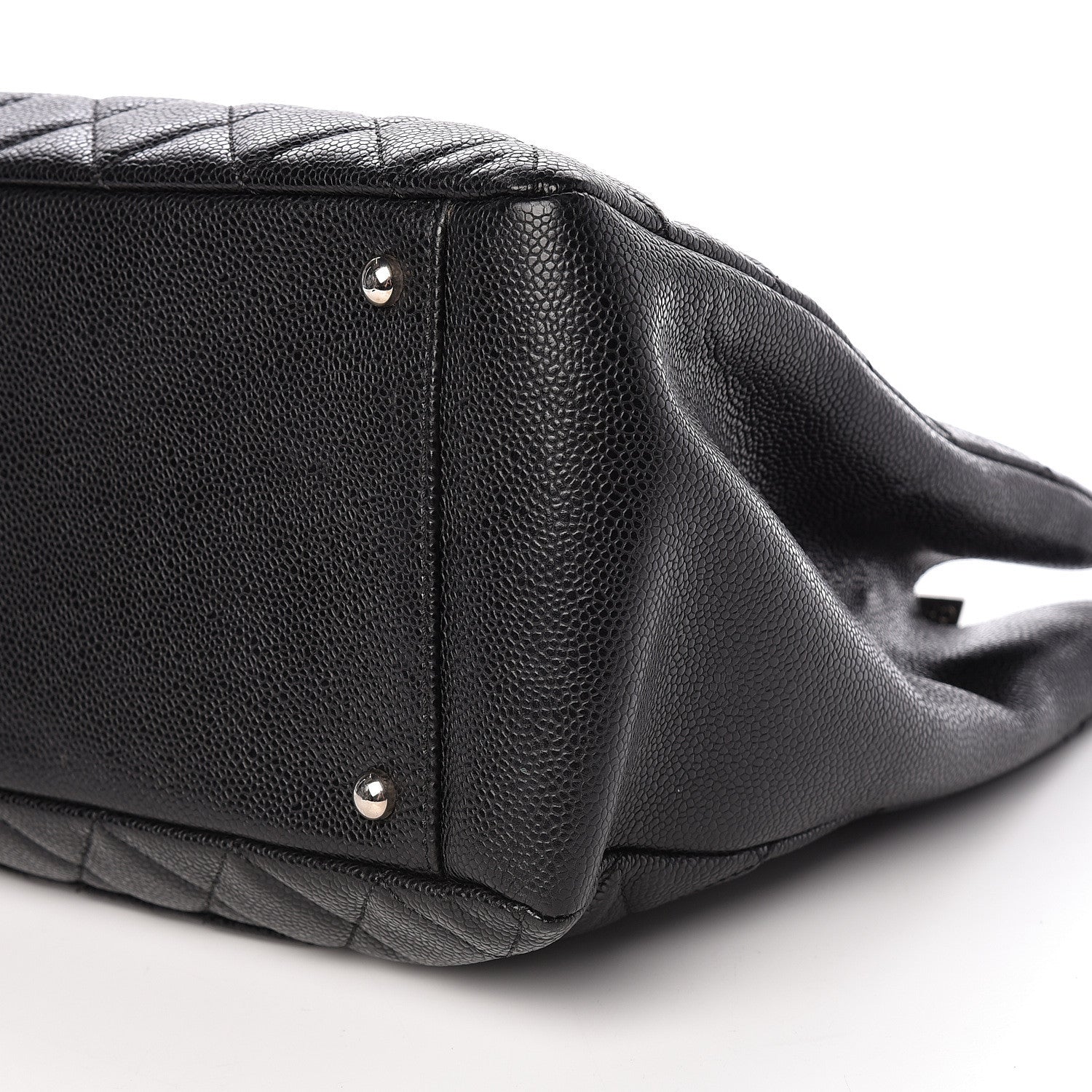 Chanel Caviar Quilted XL Grand Shopping Tote GST Black 6 of 9