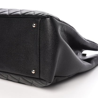 Chanel Caviar Quilted XL Grand Shopping Tote GST Black 6 of 9
